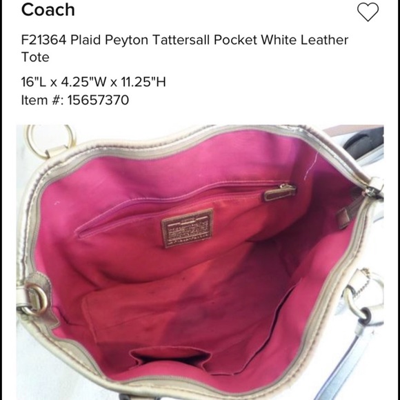 NWOT COACH PURSE - Picture 2 of 3